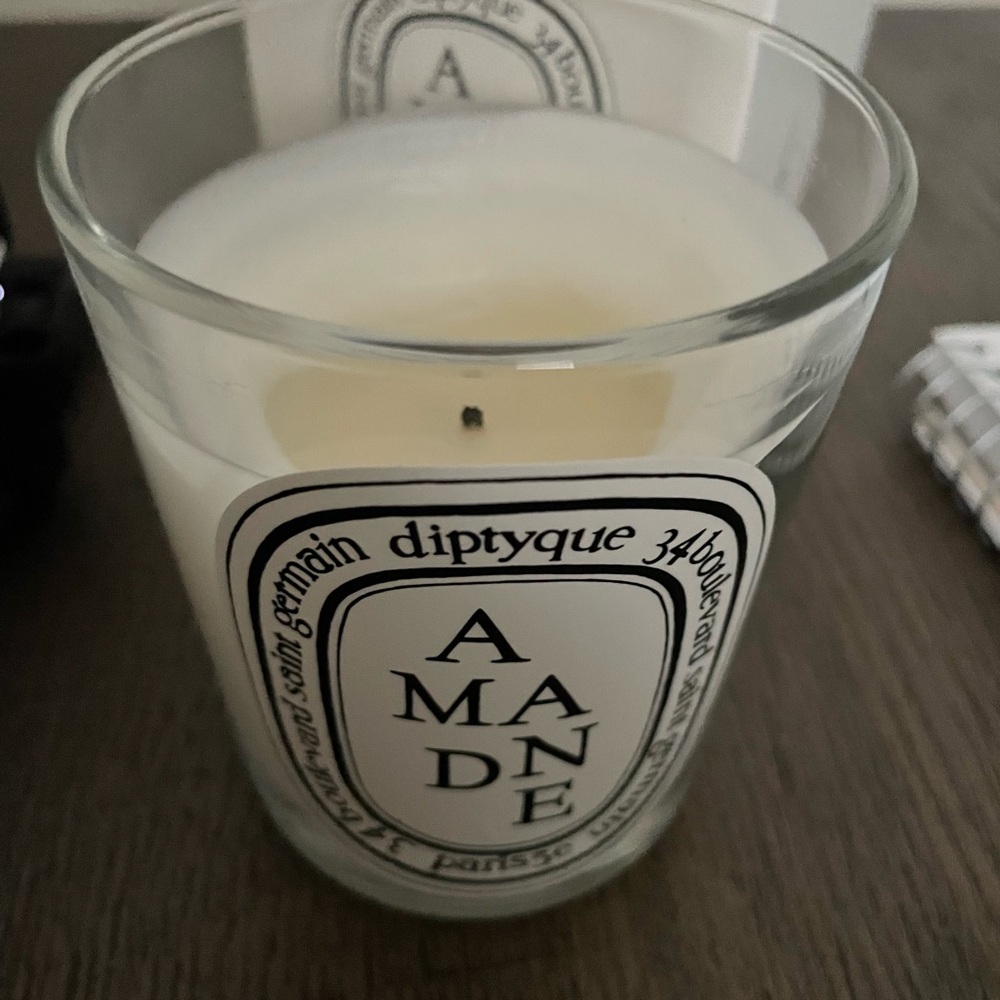 Used diptyque Amande candle